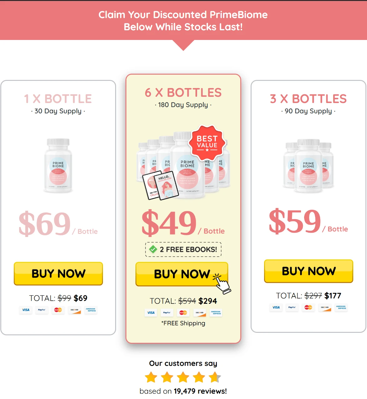 PrimeBiome Price